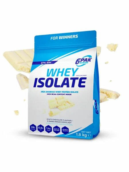 6PAK Nutrition Whey Isolate – 1,8 kg