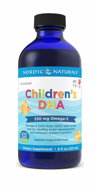 Nordic Naturals Children`s DHA Fish Oil 530 mg- Erdbeer-237 ml