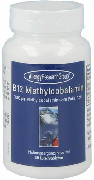 Allergy Research Group B12 Methylcobalamin – 50 Lutschtab.