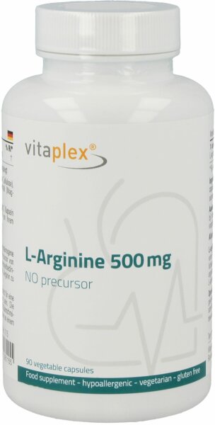 Vitaplex L-Arginine 500 mg- 90 Veget. Kapseln