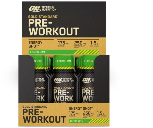 Optimum Nutrition Gold Standard Pre-Workout Shot - 12 x 60 ml