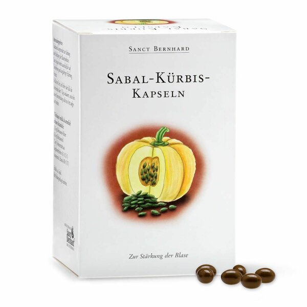 Sanct Bernhard Sabal-Kürbis-Kapseln – 300 Weichkapseln