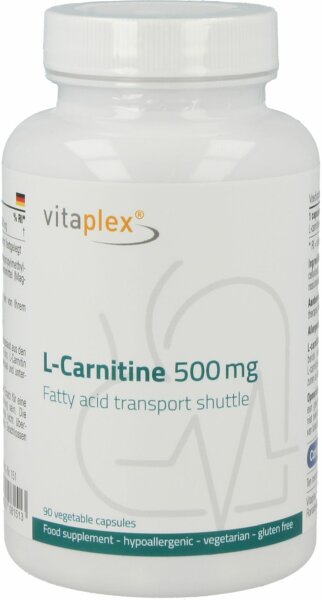 Vitaplex L-Carnitine 500 mg-90 veg. Kapseln