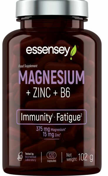 Essensey Magnesium+ Zinc+ B6– 120 Kapseln