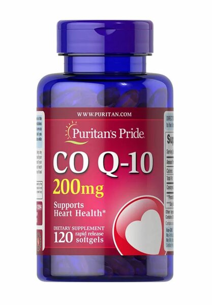 Puritans Pride CO Q-10 200 mg- 120 Softgels