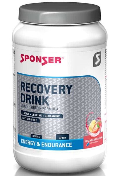 Sponser Recovery Drink-1200g Strawberry-Banana