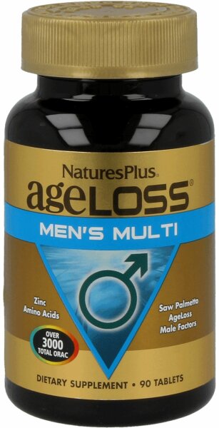 Natures Plus Ageloss Men`s Multi- 90 Tabletten