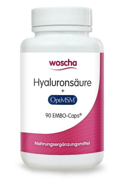 Woscha Hyaluronsäure+OptiMSM – 90 Kapseln