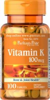 Puritan`s Pride Vitamin K 100 mcg- 100 Tabletten