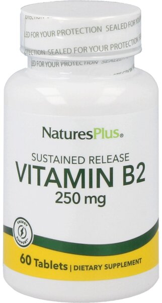 Natures Plus Vitamin B2 250 mg- 60 Tabletten