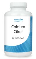 Woscha Calcium Citrat – 180 EMBO-Caps