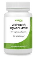 Woscha Weihrauch Ingwer Extrakt-120 Embo Caps