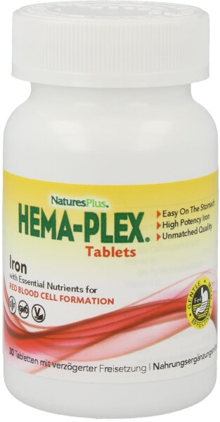 Natures Plus Hema-Plex Iron-30 Tabletten