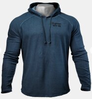 Gasp Heritage Hood Longsleeve Petrol Blue