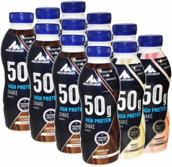 Multipower 50 g High Protein Shake 12 x 500 ml