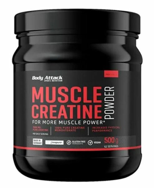 Body Attack Muscle Creatine (Creapure) 500g