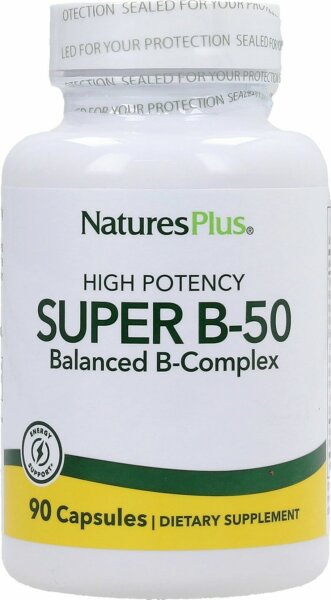 Natures Plus Super B-50 B-Complex - 90 VCaps