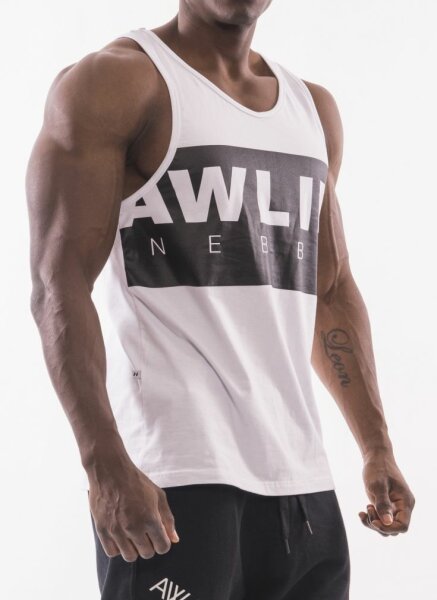 Nebbia AW 90s Muscle Tank Top - White