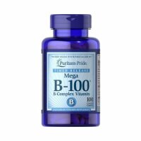 Puritans Pride Mega B-100 Vitamin B-Complex 100 Coated...