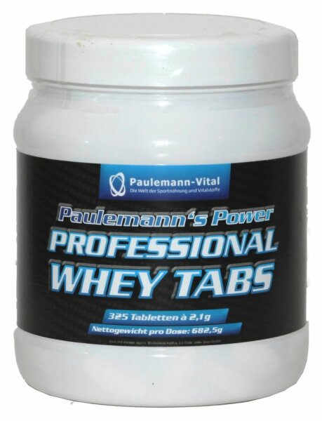 Paulemann-Vital Professional Whey Tabs - 325 Tabletten