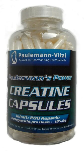 Paulemann-Vital Creatine Capsules - 200 Kapseln